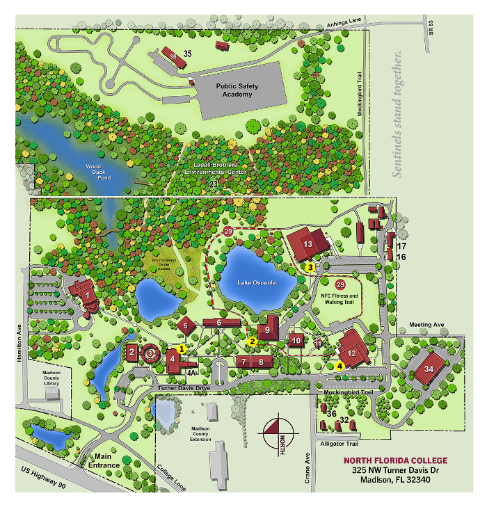 NFC Campus Map